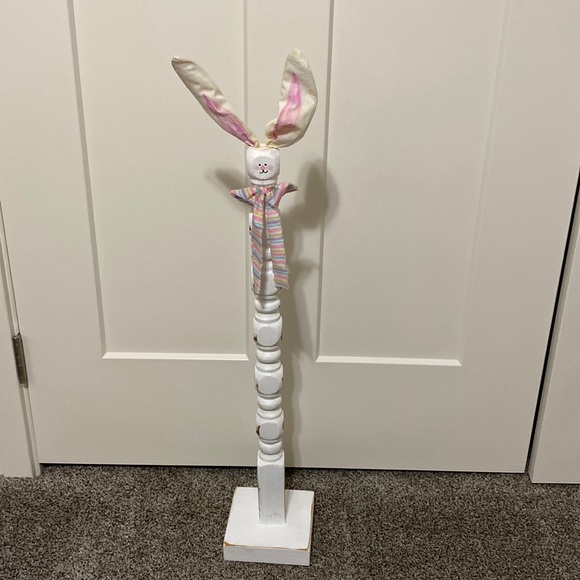 Other - Tall Hand Crafted Porch Post Bunny!